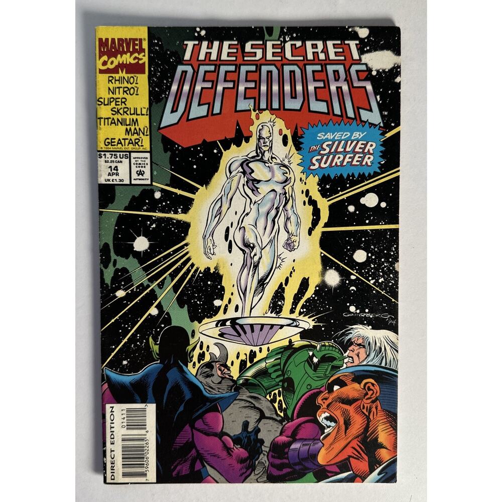 MARVEL THE SECRET DEFENDERS...SILVER SURFER..#14 .1994.. #1044